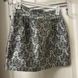 Beautiful smoke colored blueish gray mini skirt
